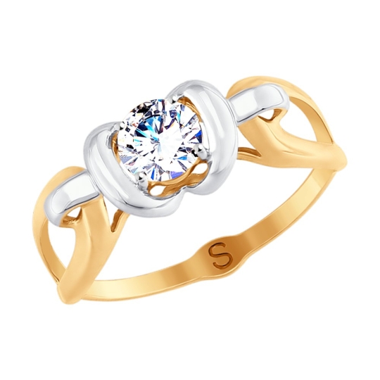 Кольцо из золота с сапфиром