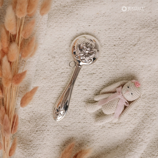 Погремушка из серебра "Ангел"