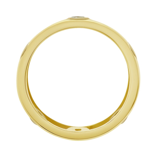 Кольцо из золота с фианитами