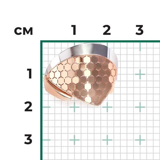 Кольцо из комбинированного золота