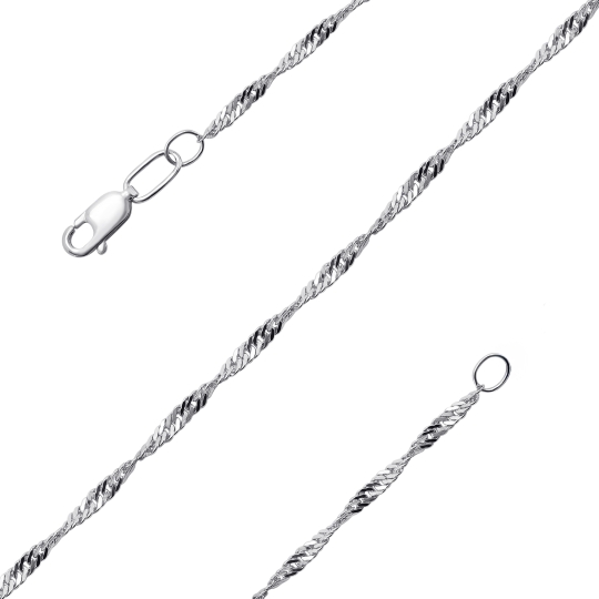 Цепь из серебра плетения "Панцирное"