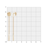 Серьги из золота 