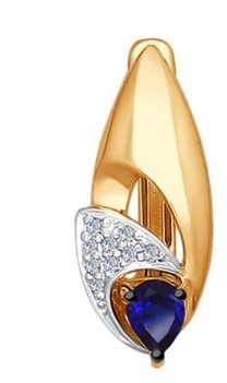 Серьги из золота с бриллиантами