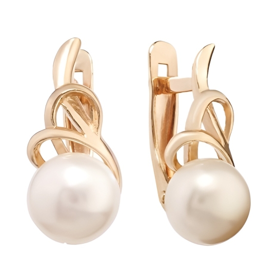 Серьги из золота с бриллиантами