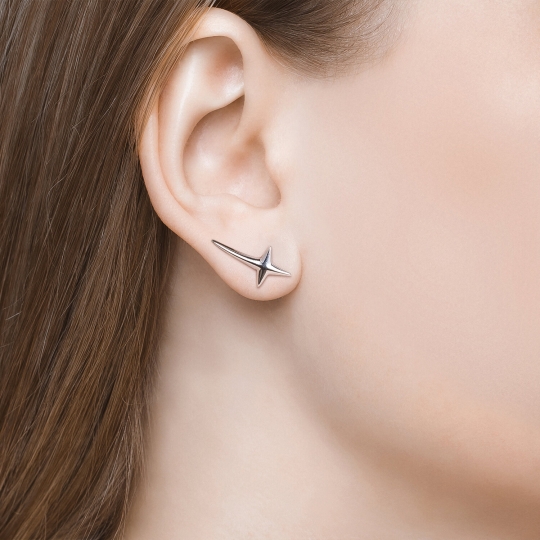 Серьги из серебра
