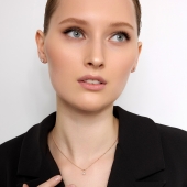 Подвеска из золота с бриллиантом 0,3 ct