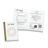 Подвеска из золота с бриллиантом 0,3 ct