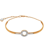 Браслет из золота с фианитами