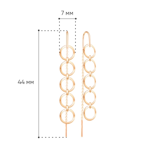 Серьги из золота