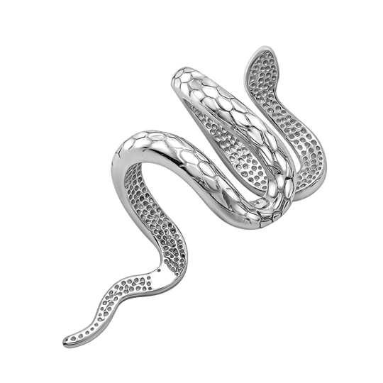 Серьги из серебра с позолотой