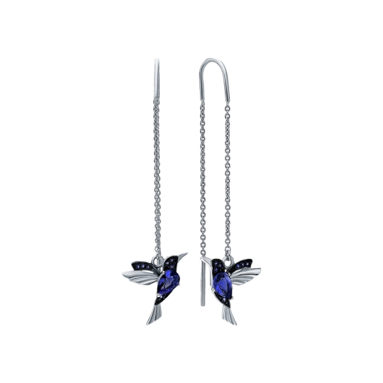 Серьги из серебра