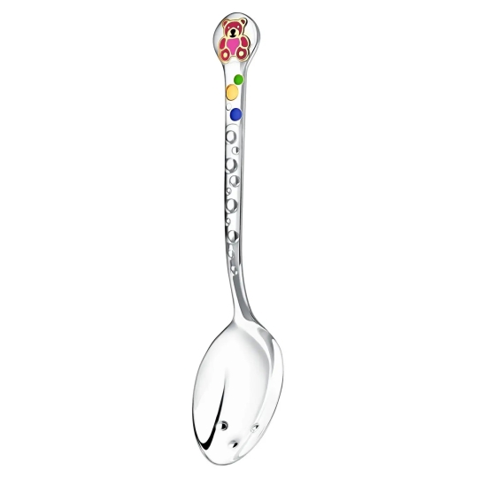 Набор из серебра "Волна", кокильница и ложка