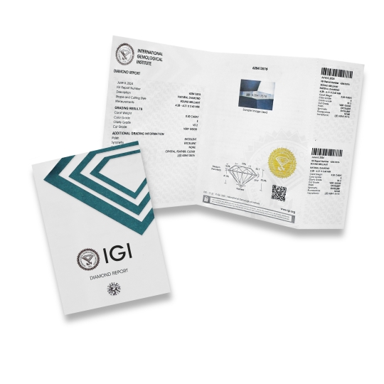 Серьги из золота с эмалью и фианитами