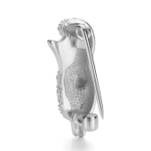 Брошь из серебра 