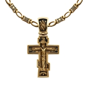 Подвеска-крест из золота