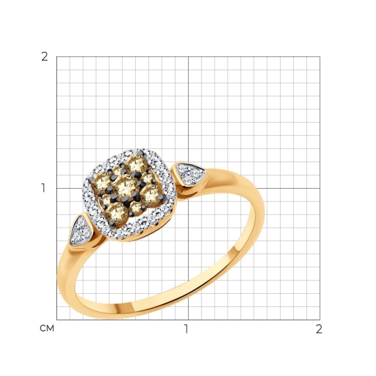 Серьги из золота с бриллиантами