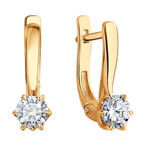 Серьги из золота с бриллиантами