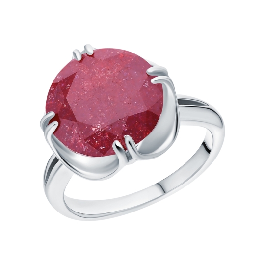 Серьги из серебра с ювелирными кристаллами