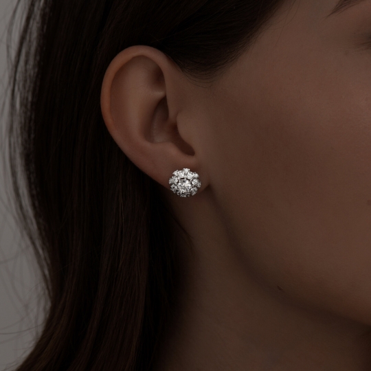 Серьги из серебра