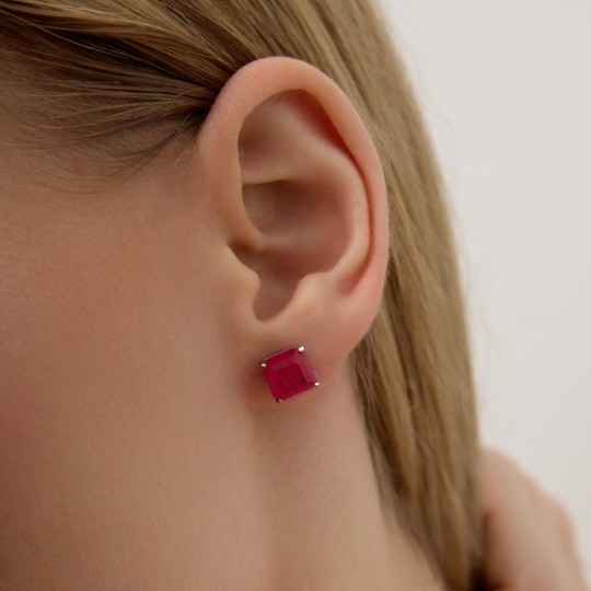 Кольцо из серебра с горным хрусталем и фианитами