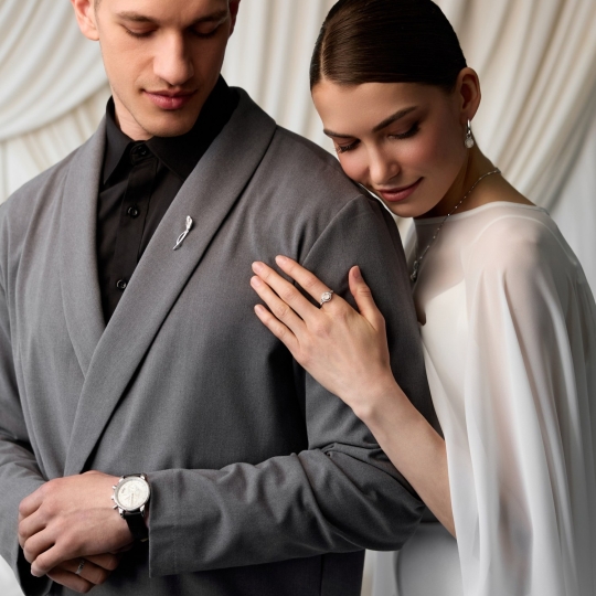 Кольцо из серебра с кварцем