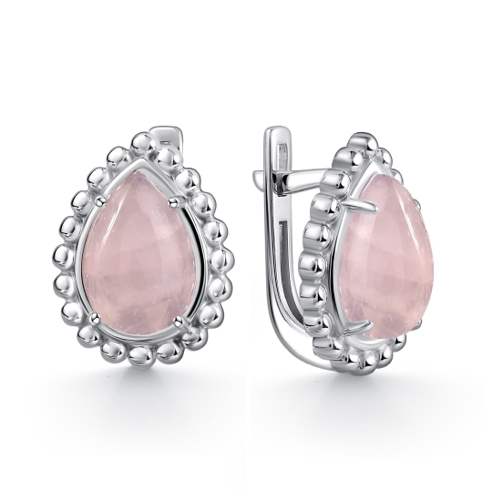 Подвеска из серебра с кварцем