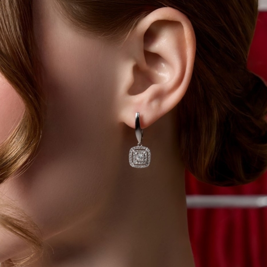 Браслет из белого золота с бриллиантами