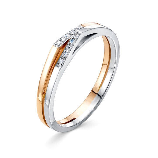 Кольцо из золота с рубиновым корундом