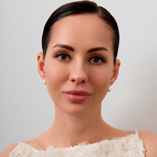 Серьги из лимонного золота