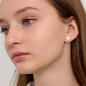 Серьги из лимонного золота