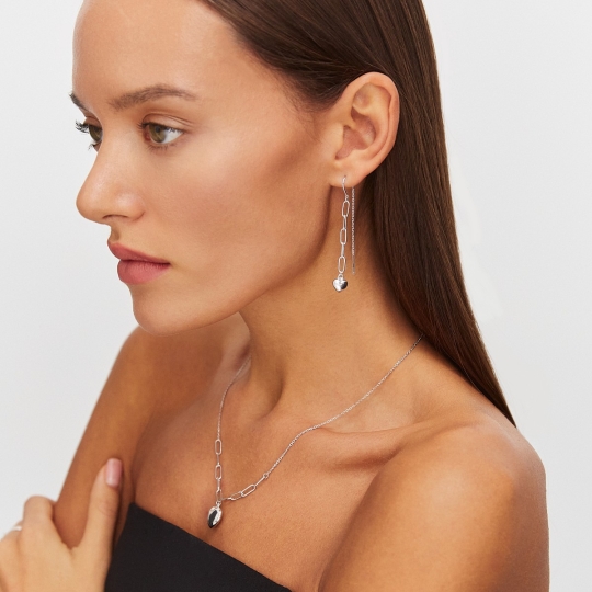 Серьги из серебра