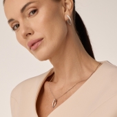 Подвеска из белого золота с бриллиантами