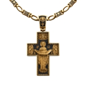 Подвеска-крест из золота