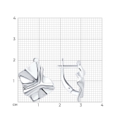 Серьги из серебра