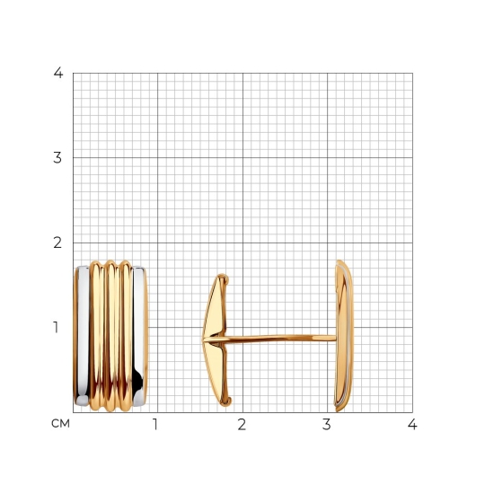 Запонки из золота