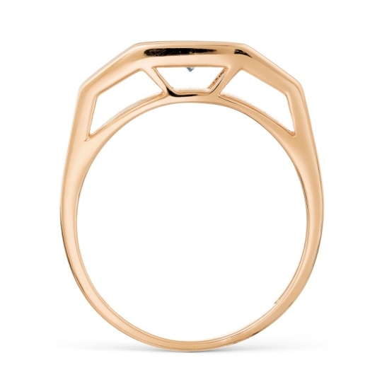 Кольцо из золота с фианитами