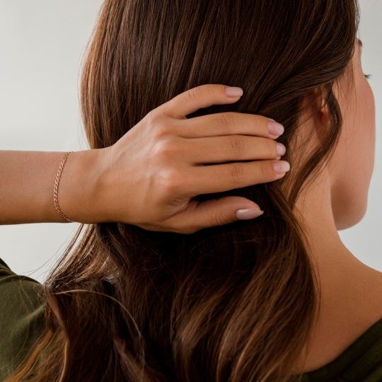 Цепь из золота плетения "Двойной ромб"