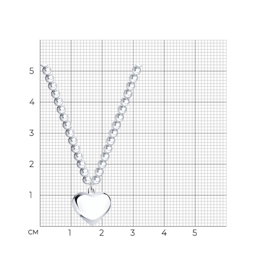 Колье из серебра 