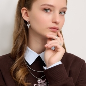 Колье из серебра 