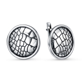 Серьги из серебра с эмалью