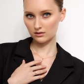 Кольцо из золота с бриллиантом 0,3 ct