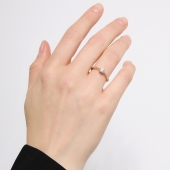 Кольцо из золота с бриллиантом 0,4 ct