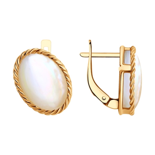 Серьги из серебра с бирюзой
