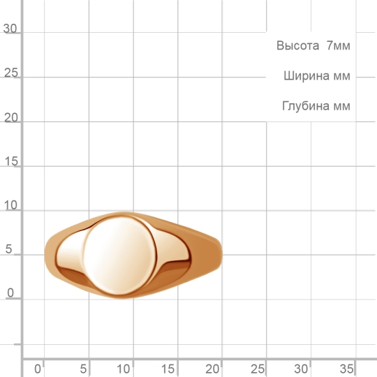 Кольцо из серебра с бирюзой