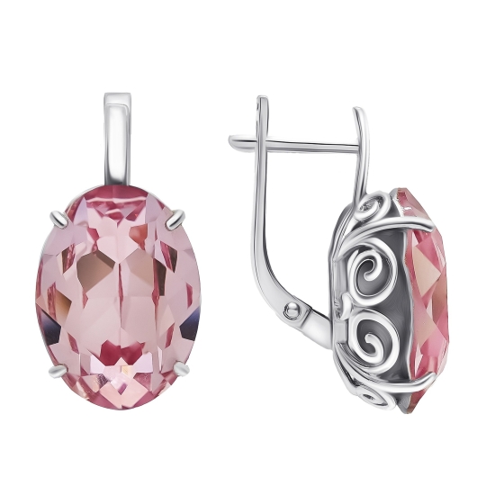 Серьга из серебра 