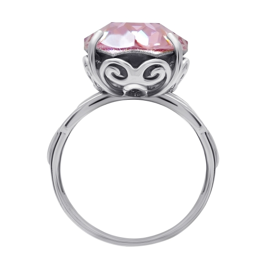 Кольцо из серебра с ювелирным кристаллом