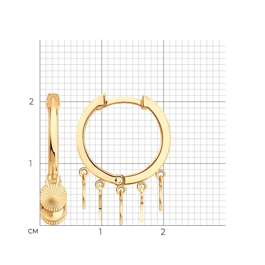 Серьги из золота