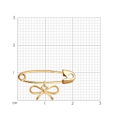 Брошь-булавка из золота