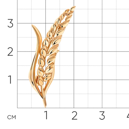 Брошь из золота