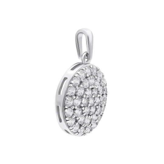 Подвеска из серебра с образом Божьей Матери "Владимирская"